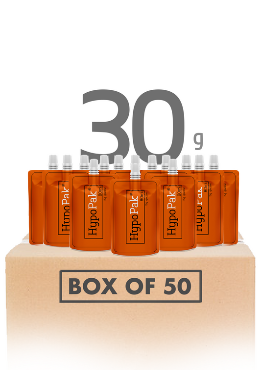 30 Gram fast acting glucose solution. 
If hypoglycemia persists, seek medical advice