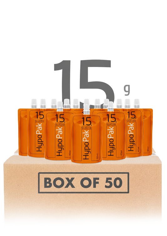 Glucose Pouch 15g  50 Unit Box
